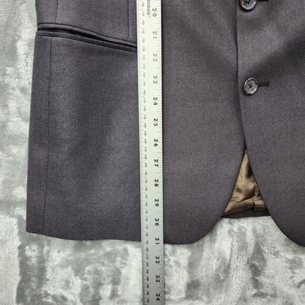 Vintage Ratner Clothes Sporleders Blazer Mens 41R Gray Wool 2-Button Suit Jacket